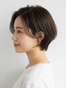 ピュア プレイス ラボ(PURE PLACE LABO)の写真/似合わせで差がつく、大人の上質ショート。