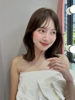 ボタン コロン 表参道 原宿(VOTAN COLON) くびれミディアム/ミディアムレイヤー/顔まわりカット