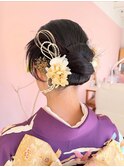 和風カチモリヘア