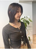 切りっぱなしボブ