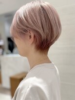 ピークアブー アヴェダ ギンザシックス(PEEK-A-BOO AVEDA GINZASIX)&nbsp;透明感ピンクベージュの丸みショート