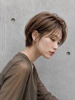 ゲイン(Gain)&nbsp;ショートカット×白髪ぼかし、ハイライト×縮毛矯正×髪質改善