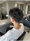 スパイキーショート/ピンパーマ/ケアパーマ/メンズカット