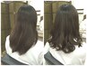 【Ｗガラス化エアウェーブ】で、柔らかな質感で大きなカールのヘアスタイル☆