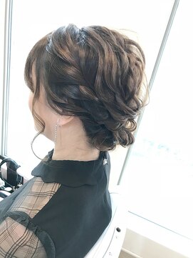 ロカット サロン(Roquat Salon) waveシニヨンアレンジ【ブライダルヘアメイク 立川/立川南/袴】