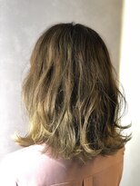 ヘアサロンエム 渋谷店(HAIR SALON M)&nbsp;抜け感ハイライト　ベージュスタイル