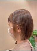 【Heil】 フレンチボブ/ぷつっとボブ/インナーカラー/ベージュ