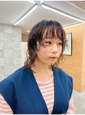 ブリーチパーマ　ケアパーマ