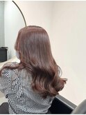 《韓国ヘア》ピンクブラウン×ヨシンモリ