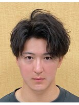 ヘアメイクサロンシマダ (hair make salon SHIMADA) スパイラルパーマonツーブロック　ナチュラルパート