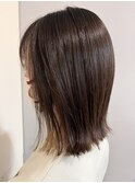 切りっぱなしボブ