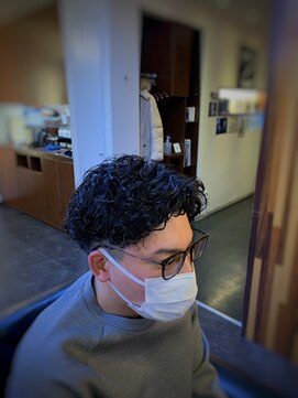 グッドマン バーバーショップ リョクチ(goodman barbar shop RYOKUCHI) 大人2ブロックスパイラル