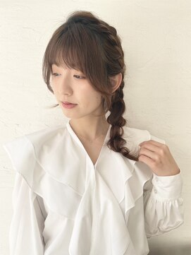 オーロ 西大寺店(ORO) 前からみても可愛く編み下ろしスタイル