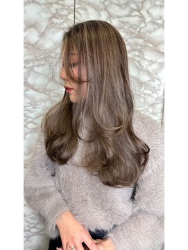 スティーロ 渋谷(Steelo) Steelo  ハニーベージュ×ロングレイヤー