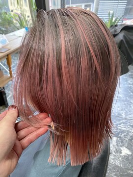 ビートス(BEAT S) 【BEAT S】 根元暗い/ピンク/ケアブリーチ/伏見/矢場町/栄