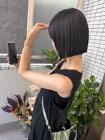 ペレ 渋谷(PELE)&nbsp;kya105斜めバング/グレージュカラー/デザインカラー/渋谷/渋谷駅