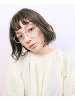 スリーマーク(THREE mark)&nbsp;20代30代40代ふんわりくびれエアリーボブ短め前髪