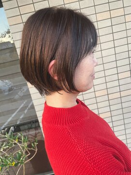 シークヘアー 大野城店(Chic HAIR) 丸みショート/ショートボブ/白髪ぼかし