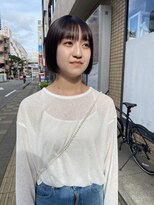 ブリックバイブレイス 千葉 千葉中央(brick by brace)&nbsp;ほんのりラベンダーカラー×ミニボブ