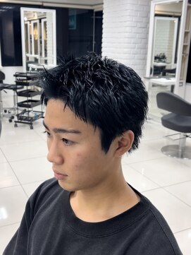 テクト バイアッシュ 吉祥寺店(Tect by Ash) スパイキーショートザクザクショートアップバングツーブロック