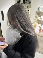 ハピネス 梅田茶屋町店(HAPPINESS)&nbsp;韓国カラー　ダブルカラー　シルバーグレージュ