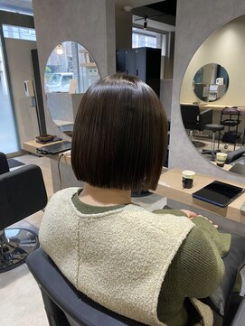 モク 川口店(mok) 切りっぱなしボブ