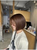 ぱつっとボブ