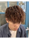 波巻きツイストスパイラルパーマ
