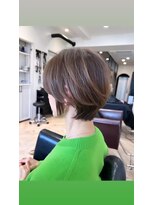 ハーツ(Heart's) ◇大人可愛い20代30代40代50代前下がりショートボブ丸みショート