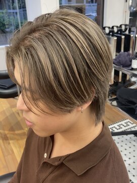 アンサー 千葉中央(UNSER prod by THE DAY) バレイヤージュミルクティーセンターパート