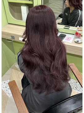 ノー バイ イオエ 西梅田(no. by ioe) ブリーチなしカラー/髪質改善/ミルクティーベージュ/小顔ヘア