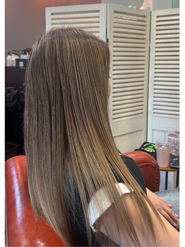 美容室 グリリ(guriri) エアタッチバレイヤージュカラー