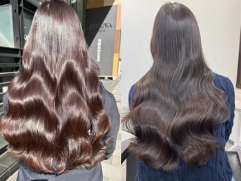 オズ 郡山駅前店(OZ)の写真/《*髪質改善トリートメント*》二度見される艶髪/触りたくなる髪を体験できる*郡山/カラー/学割U24/カット