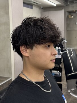 ニコ トウキョウ ロジック(nico TOKYO Logic) メンズ刈り上げマッシュツイストスパイラルパーマ