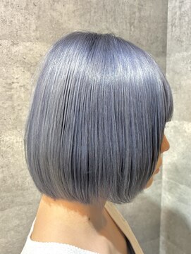 キャラ シャローネ 池袋(Chara Chalone) ボブスタイル/ワンレングス/パールグレー【岸雄一】