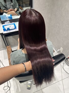 フォルテノエル 静岡鷹匠店(FORTE Noel) パープルピンク/髪質改善/ブリーチカラー