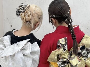 ビュー フクオカ(VIEW FUKUOKA)の写真/成人式や卒業式の振袖・袴着付け/ヘアセットはお任せください！※要電話予約【天神/振袖/着付け/アレンジ】