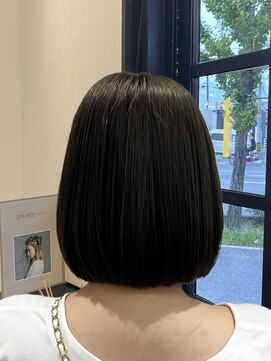 セジールへアメゾン(SAISIR HAIRMAISON) くびれヘア/アプリコットオレンジ/ハイライトカラー/岡山