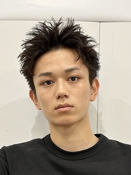 キーゴ 博多(KY-GO.) 無造作パーマ×スパイキーショート