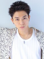 ヘアサロン ガリカ 表参道(hair salon Gallica)&nbsp;メンズ短髪スパイキーショートアップバングボックスショート