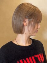 ロンドリメゾン 原宿(Lond re Maison.)&nbsp;くすみベージュ/細めハイライト/ショート/白髪ぼかし/小顔/原宿