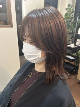 【顔周りの流れがポイント】外ハネレイヤー