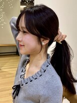 バイオレットジェム(Violet`jem)&nbsp;顔まわりカット韓国ヘア小顔ヘア前髪カットMI-80