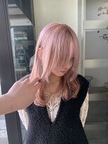 アクアオモテサンドウ(ACQUA omotesando)&nbsp;◎ホワイティピンクカラー/ブリーチ1回/ホワイトピンク表参道