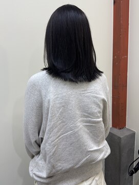 ヒントステーション(HINTSTATION) 〈浅草 半個室〉ミディアムレイヤー×アッシュグレージュ