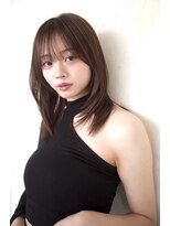 グランアージュ 船橋南口店(grandage)&nbsp;ひし形シルエット/韓国風レイヤー/ ココアブラウン/ 船橋