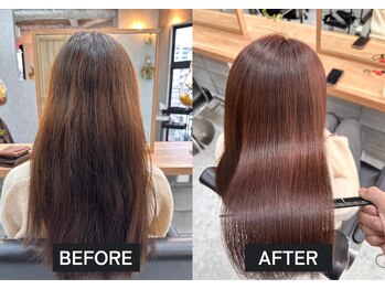 アリー 新百合ヶ丘店(ally)の写真/【新百合ヶ丘店】表参道・銀座エリアで話題の厳選TRで美しい髪へ―。思わず触りたくなるような艶髪へ導く♪