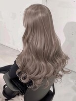 ネハス ナガオカ(nehus.nagaoka)&nbsp;ブリーチ/イメチェン/ホワイトブロンド/外ハネボブ/美髪