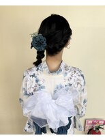 コマリ(comari)&nbsp;サイド編み下ろし、浴衣着付け