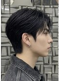 【佐久間】ダウンパーマシースルーマッシュ。韓国風ビジネスヘア